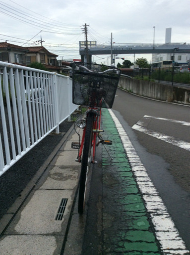 【中古自転車】27インチ 赤 (レッド) 内装3段