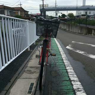【中古自転車】27インチ 赤 (レッド) 内装3段  