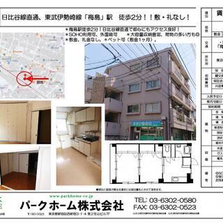 【保証人なし保証会社不要・審査◎】梅島駅3分★コミコミ10万円以...