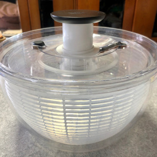 OXO サラダ スピナー クリア 大 野菜 水切り器 オクソー