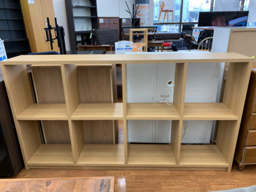 多種多様に使って頂けます!!横長オープンシェルフです♪