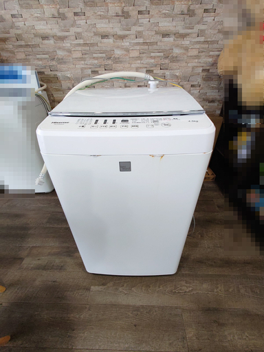 中古洗濯機売ります　ハイセンス　4.5kg 2016年製 　取りに来てくれる方