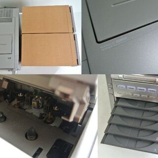 パナソニック システムコンポ  SA-PM77MD-S/SB-PM77 2003年製 取説付 5CDチェンジャー CD/カセットテープ　コンパクトの画像