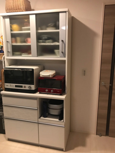 キッチンボード ニトリ 白色 MOISS機能付き