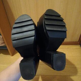 【未使用】厚底 サンダル 靴の画像