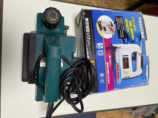 リョービ電動カンナ、東芝ジグソー中古品