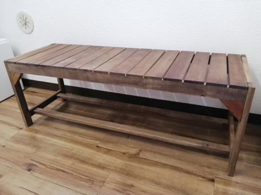 ベンチ　室内で使用していました
