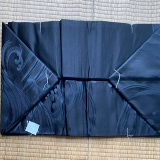 着物の帯（黒）の画像