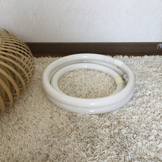 [[取引中]]和風照明　予備蛍光灯付きの画像