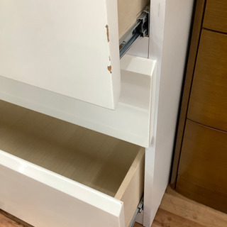 ハイチェスト モリタインテリア 6段 ホワイトエナメル Nブラン