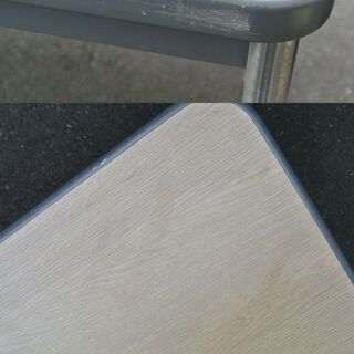 コクヨの大型テーブル 木目 BT-215K2　グラつき防止目的の高さ微調整可　会議 ミーティング 机 デスク 食堂の画像