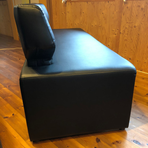 【中古】背つきベンチ クラブ SH45/Jブラック 160cm