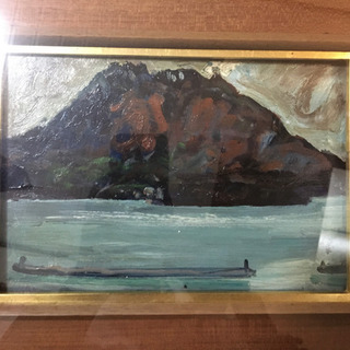 絵画  桜島
