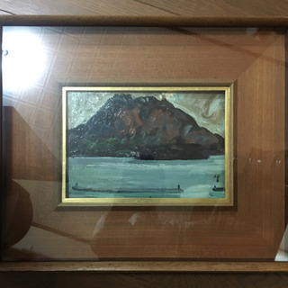 絵画  桜島
