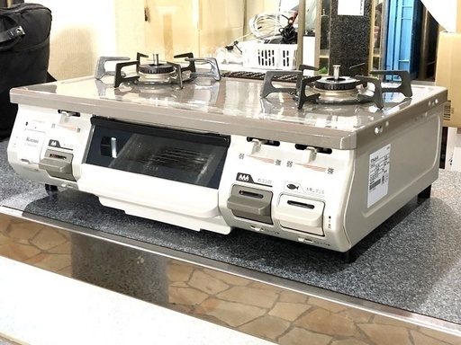 札幌近郊　送料無料　動作品　2019年製　リンナイ　Rinnai　リンナイ ガステーブル　 LPガス用/右強火力 RT64JH－R