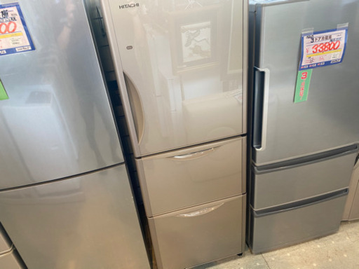 日立　R-S2700HV 3ドア冷蔵庫　18年製