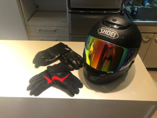 SHOEI QWEST ヘルメット＋ 手袋×2