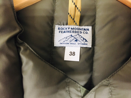 買取のお持ち込みも大歓迎！！Rocky Mountain FeatherBed（ロッキーマウンテンフェザーベッド）のインナーダウンベストです！