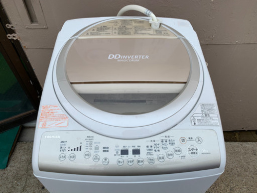 洗濯機　乾燥あり　東芝　９kg 2015年　AM-9V2M