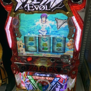 ★来店限定★ パチスロ実機　SANKYO　アクエリオン　EVOL　コイン不要機内臓