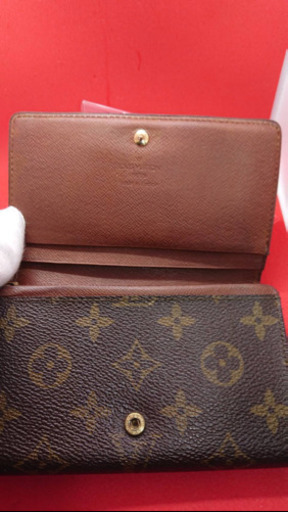 【美品】ルイヴィトンモノグラム 二つ折り財布