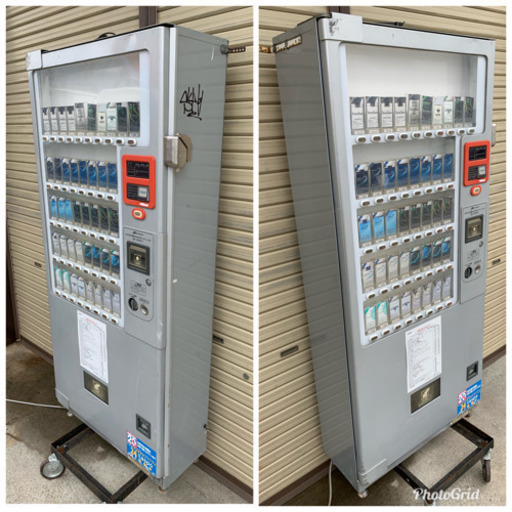 芝浦自動販売機　タバコ自動販売機　42名柄　タスポ対応　取扱説明書　鍵付き　SB-U3006-N