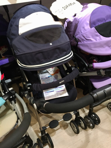 ■店頭引取限定■アップリカ♫オート４輪ベビーカー　ソラリア