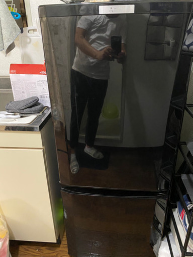 冷蔵庫　黒　美品