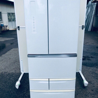 ‼️大容量‼️B219番 TOSHIBA✨東芝ノンフロン冷凍冷蔵庫✨GR-F51FS(WS)‼️