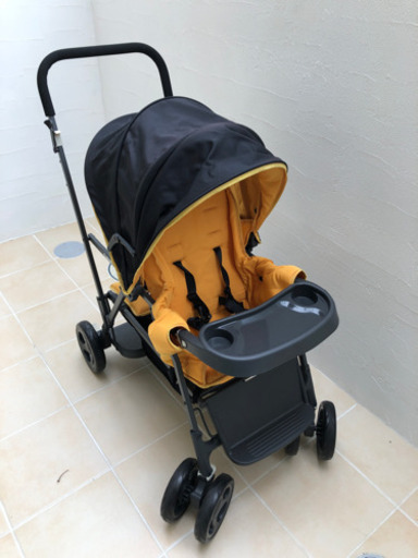 ほぼ新品　JOOVYジョビーベビーカー 2人乗り用 カブース　二人乗りベビーカー