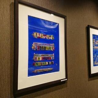 【SALE !!個展時の半額です】現代アート絵画   (額装済み)の画像