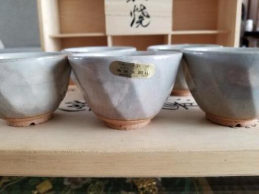 新品◇萩焼き\n湯呑み　5つセット