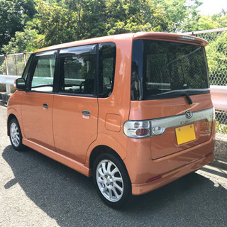 平成19年 タント カスタム VS ターボ L350S オレンジ 走行11万キロ 予備検付き!!の画像