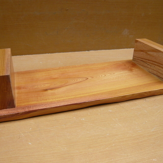 玄関台・新品・ケヤキ材の画像