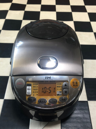 【リサイクルショップ八光　田上店　安心の1か月保証】ZOJIRUSHI IH炊飯ジャー【5.5合炊き】ブラウン NP-VC10-TA