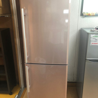 【リサイクルサービス八光　田上店　安心の1か月保証　配達・設置OK】三菱電機 MITSUBISHI ELECTRIC MR-H26W-P [冷蔵庫 Hシリーズ (256L・右開） 2ドア ラベンダーピンク]