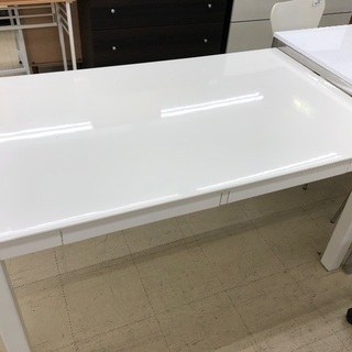 ダイニングテーブルのみ　白　引き出し付き