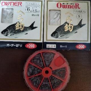 釣り針とおもり