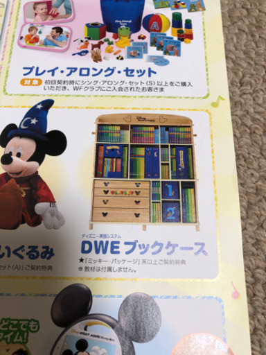 新品　ディズニー　リニューアル版 専用棚　DWE