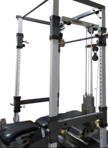 タフスタッフパワーラックケーブルベンチシャフト付