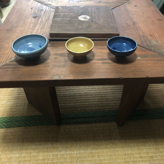 囲炉裏付きテーブルの画像