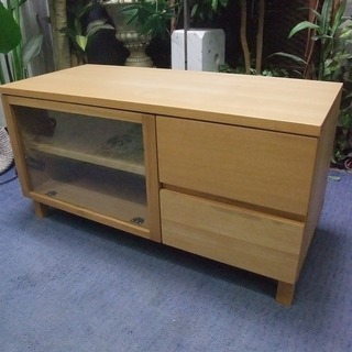 R1506) 無印良品 オークAVラック SE9TV AVボード 店頭取引大歓迎♪