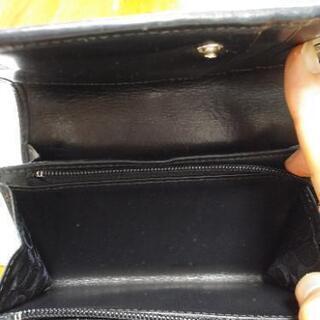 COACH 折り畳み財布👛 本革紺色の画像