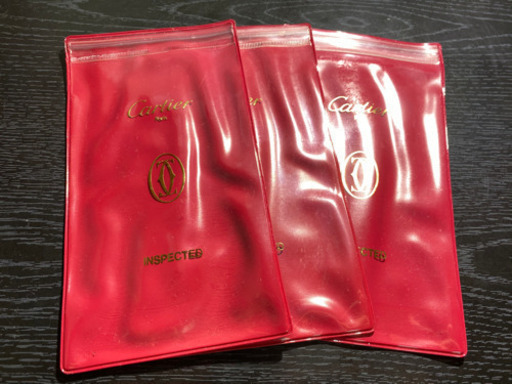 Cartier inspected case ケース　3セット　カルティエ