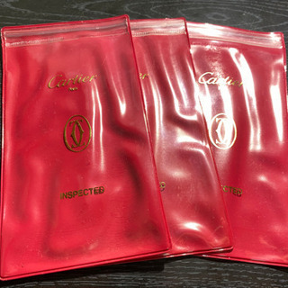 Cartier inspected case ケース　3セット　カルティエの画像