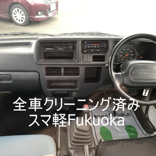スマ軽　３年保証　車検２年付き　サンバートラック　4WD/5速/AC/PS　白852の画像