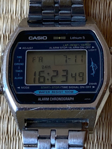 CASIO デジタル腕時計 H101 Lithium5 カジキ 100m 防水