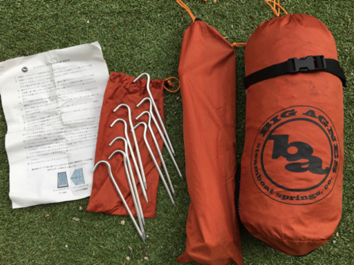 1人用テント　big agnes「ローンスプリング1 EX」(日本仕様)