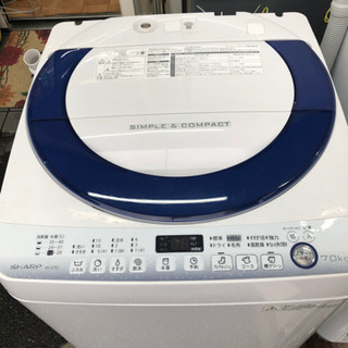 洗濯機 ES-G7E2 2015年 7kg【安心の3ヶ月保証★送料には設置込！】自社配送時代引き可※現金、クレジット、スマホ決済対応※ 洗濯機 ES-G7E2 2015年 7kg【安心の3ヶ月保証☆送料には