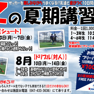 夏休みの10日間限定!!『Zの夏期講習』8月3日より開催します!!